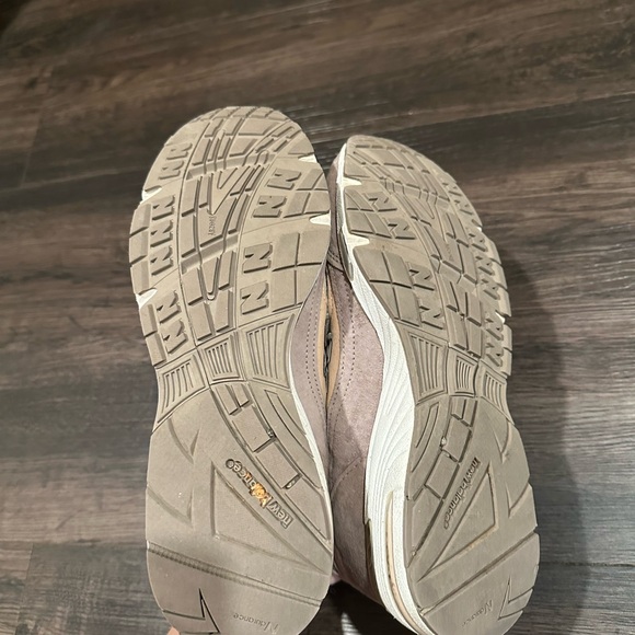 NEW BALANCE 991 Size 9 US Made In England Beige Brown Trainers Women’s - Picture 6 of 7